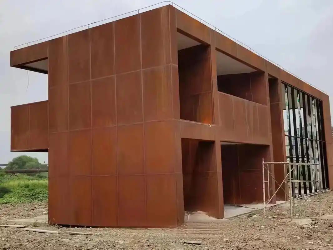 洮北耐候钢板幕墙